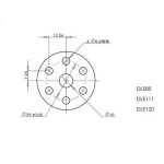 DLE Gasoline Engine DLE120 Rear Exhaust 120CC for RC Airplane 12HP/7500RPM